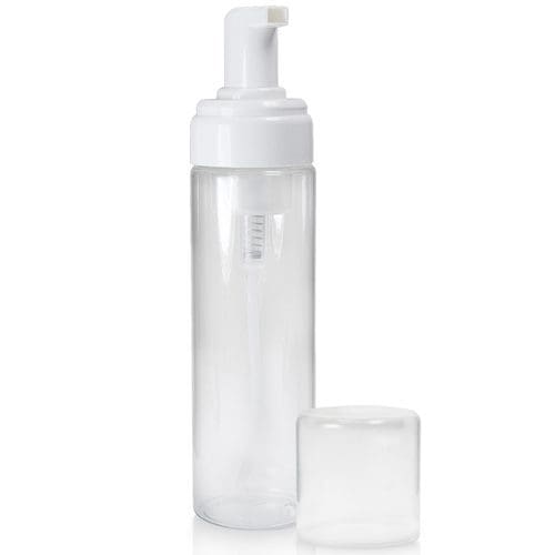 Skumdispenser flaske med lokk - Til skinnsåpe (200 ml)