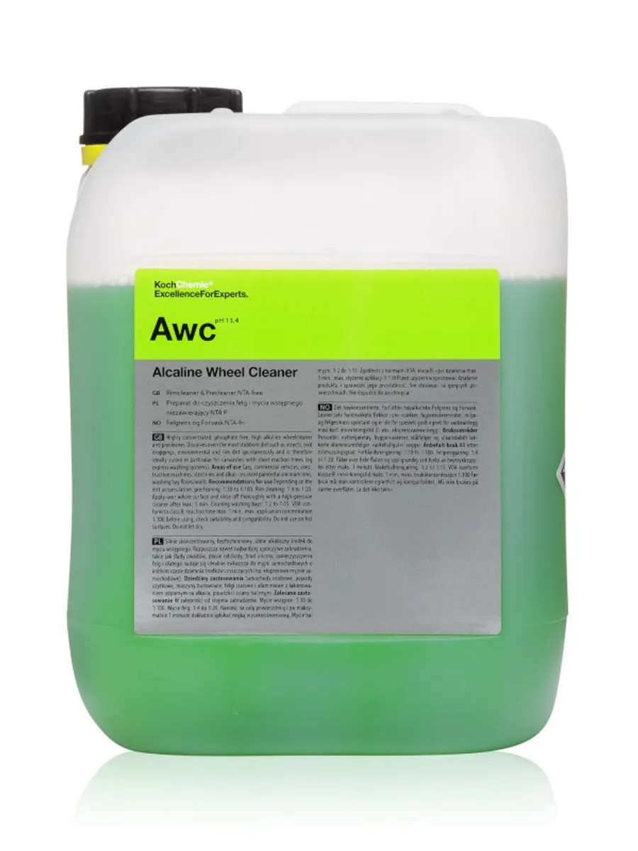 Koch-Chemie Alkaline Wheel Cleaner 5L (Grønn Type, Awc) - Vanntynnbar felgrens