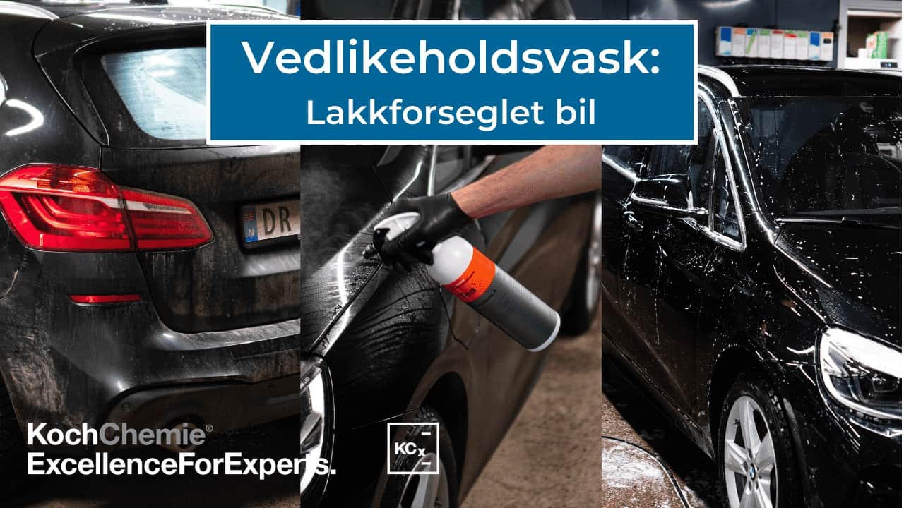 Hvordan vaske bil med lakkforsegling