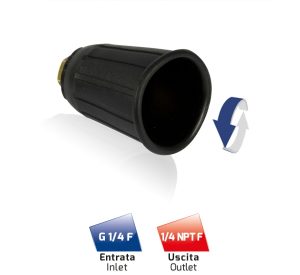 MTM Dyseholder med trykkjustering G1/4"F:1/4"NPT