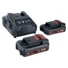 Batteripack 2x 2.5Ah plus lader 18V