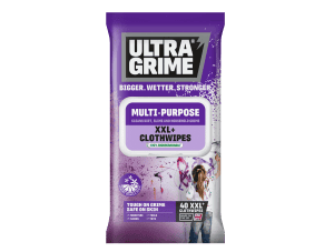 UltraGrime Multipurpose Pomelo XXL+ Clothwipes 40 Pack