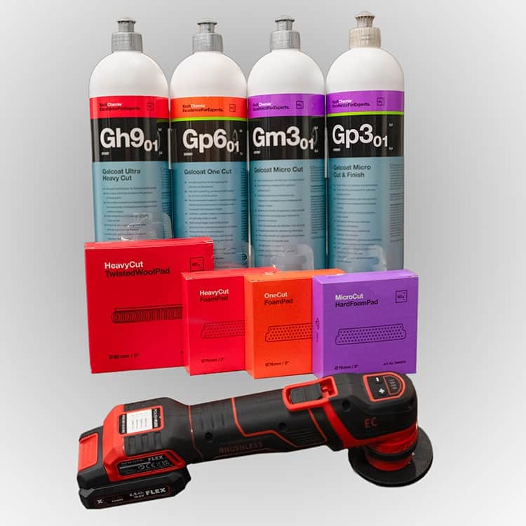 Poleringspakke Til Båt PXE80 12V