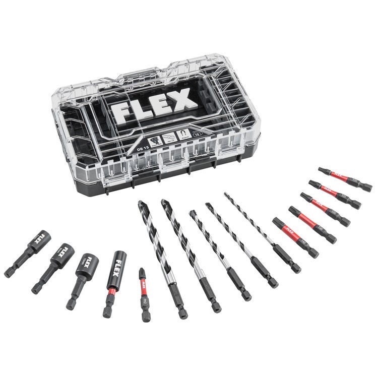 FLEX Borr- og bitssett DB15 - Bilde 2