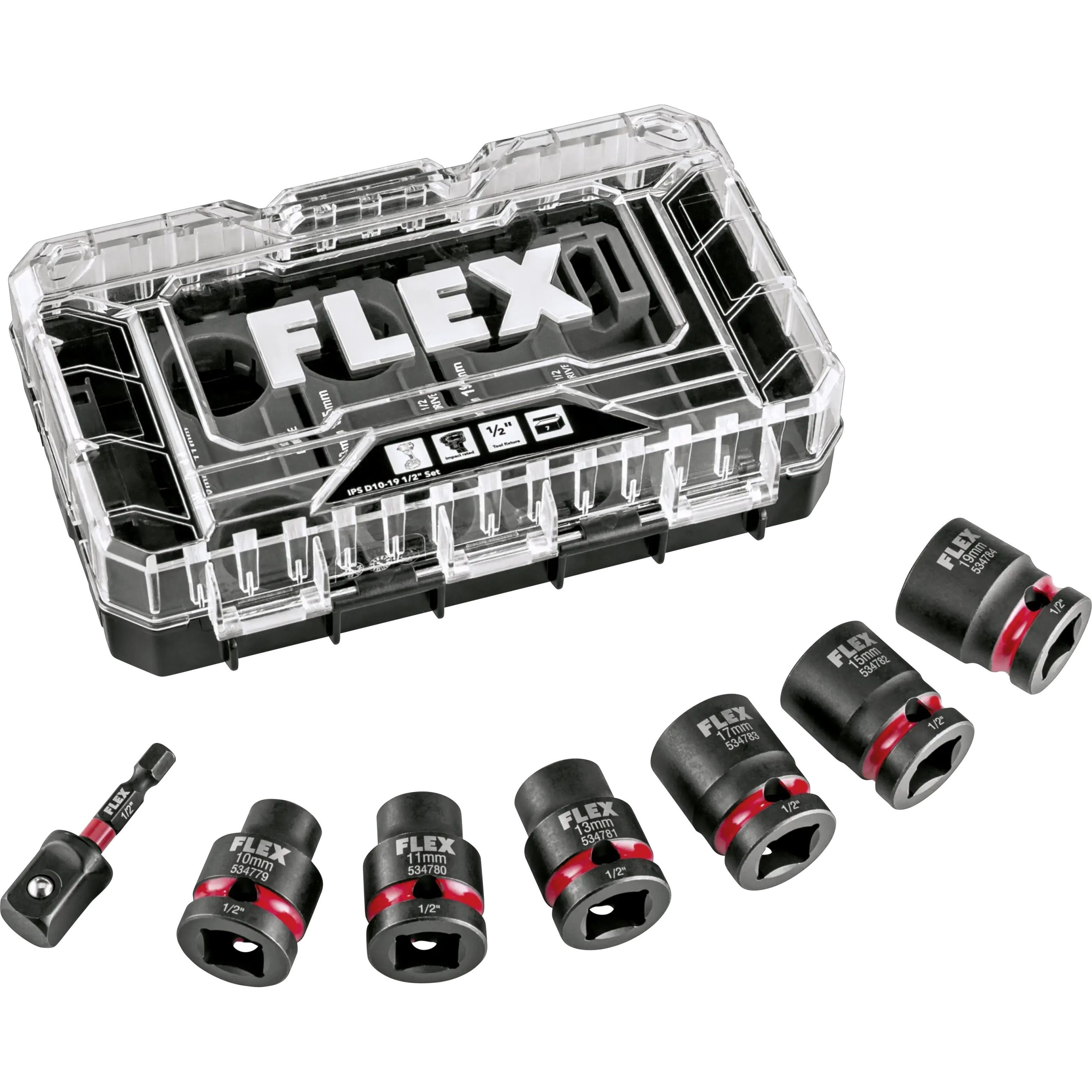 FLEX IPS D10-19 1/2" Set (7 deler) Kraftpipesett - Bilde 2