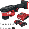 Flex PXCE 18-EC Poleringsmaskin Sett m/Lader og 2 batterier